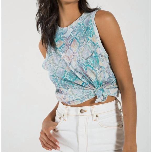 NEW N:PHILANTHROPY noir tank in multi - Picture 1 of 4